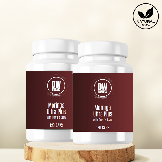 2 Months Supply of Moringa Ultra Plus with Devil's Claw 120 Caps